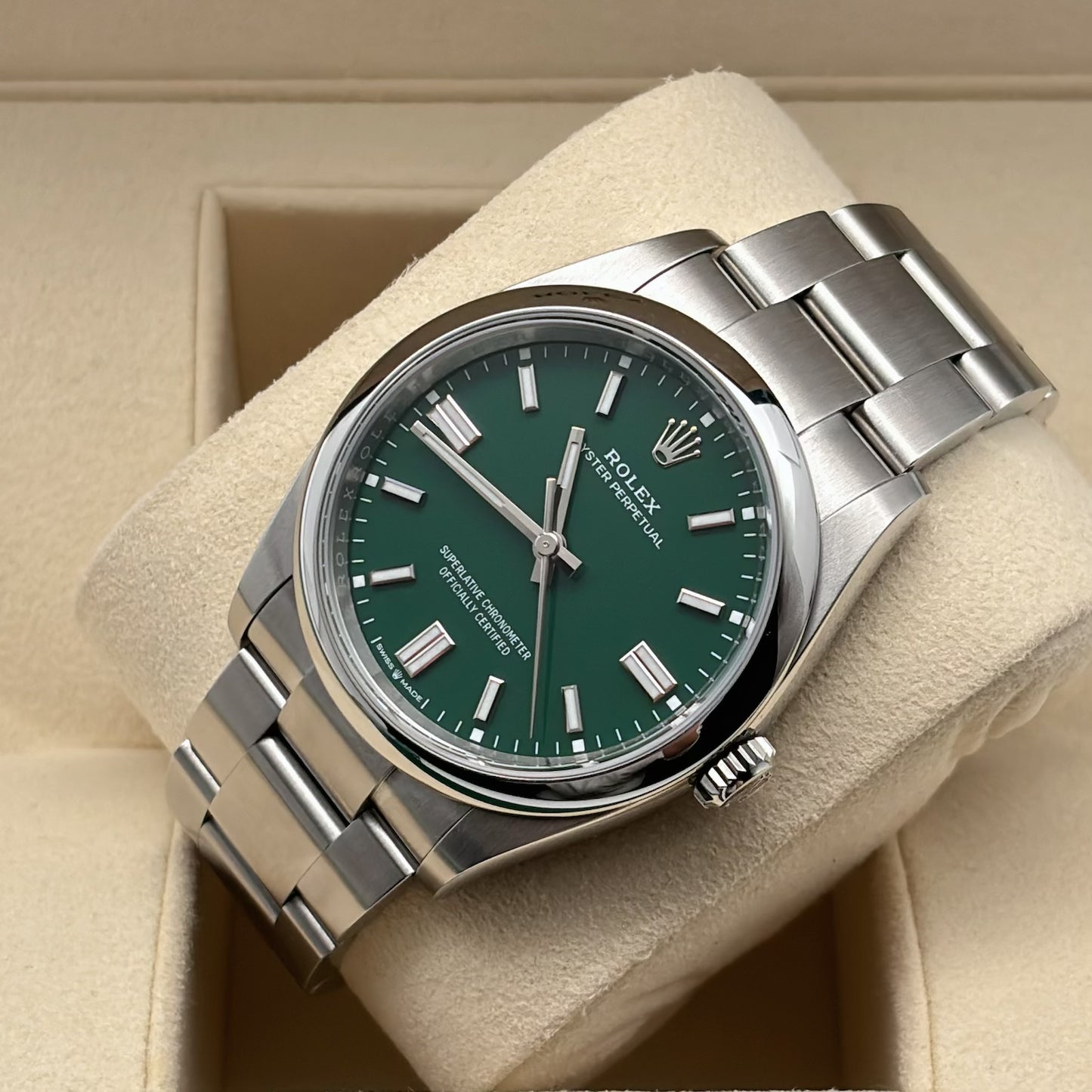 2025 Brand New Rolex - 126000-0005 Oyster Perpetual 36 Stainless Steel / Green