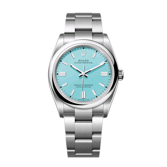 2025 Brand New Rolex - 126000-0006 Oyster Perpetual 36 Stainless Steel / Turquoise