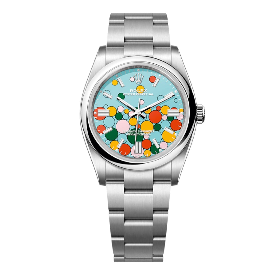 2025 Brand New Rolex - 126000-0009 Oyster Perpetual 36 Stainless Steel / Turquoise Celebration