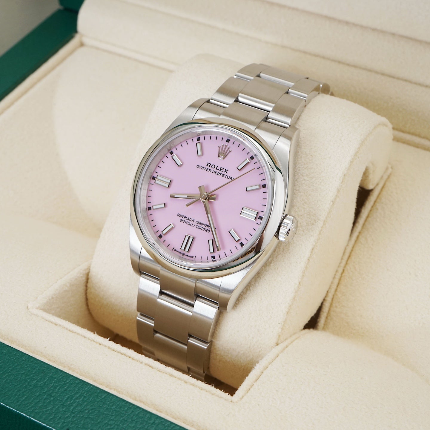 2025 Brand New Rolex - 126000-0008 Oyster Perpetual 36 Stainless Steel / Pink