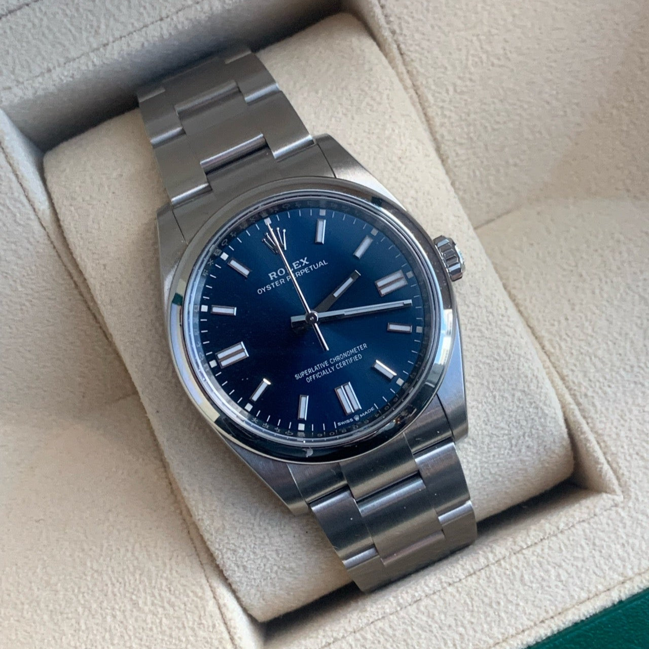 2025 Brand New Rolex - 126000-0003 Oyster Perpetual 36 Stainless Steel / Blue