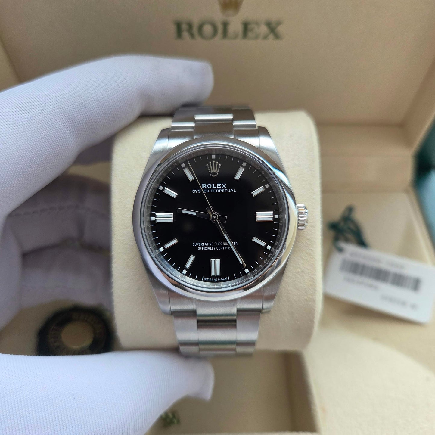 2023 Pre-owned Rolex - 126000-0002 Oyster Perpetual 36 Stainless Steel / Black