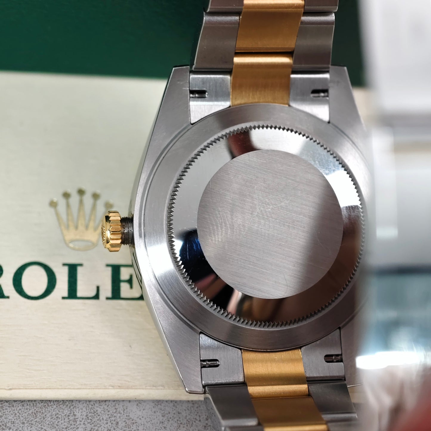 2025 Brand New Rolex - 126333-0019 Datejust 41 Rolesor Yellow Fluted / Oyster / Slate - Roman