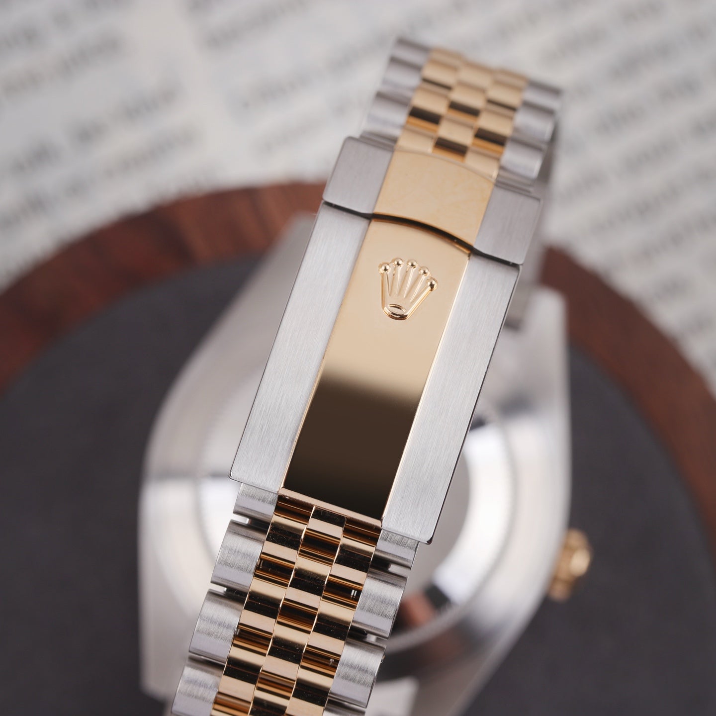 2025 Brand New Rolex - 126333-0010 Datejust 41 Rolesor Yellow Fluted / Jubilee / Champagne