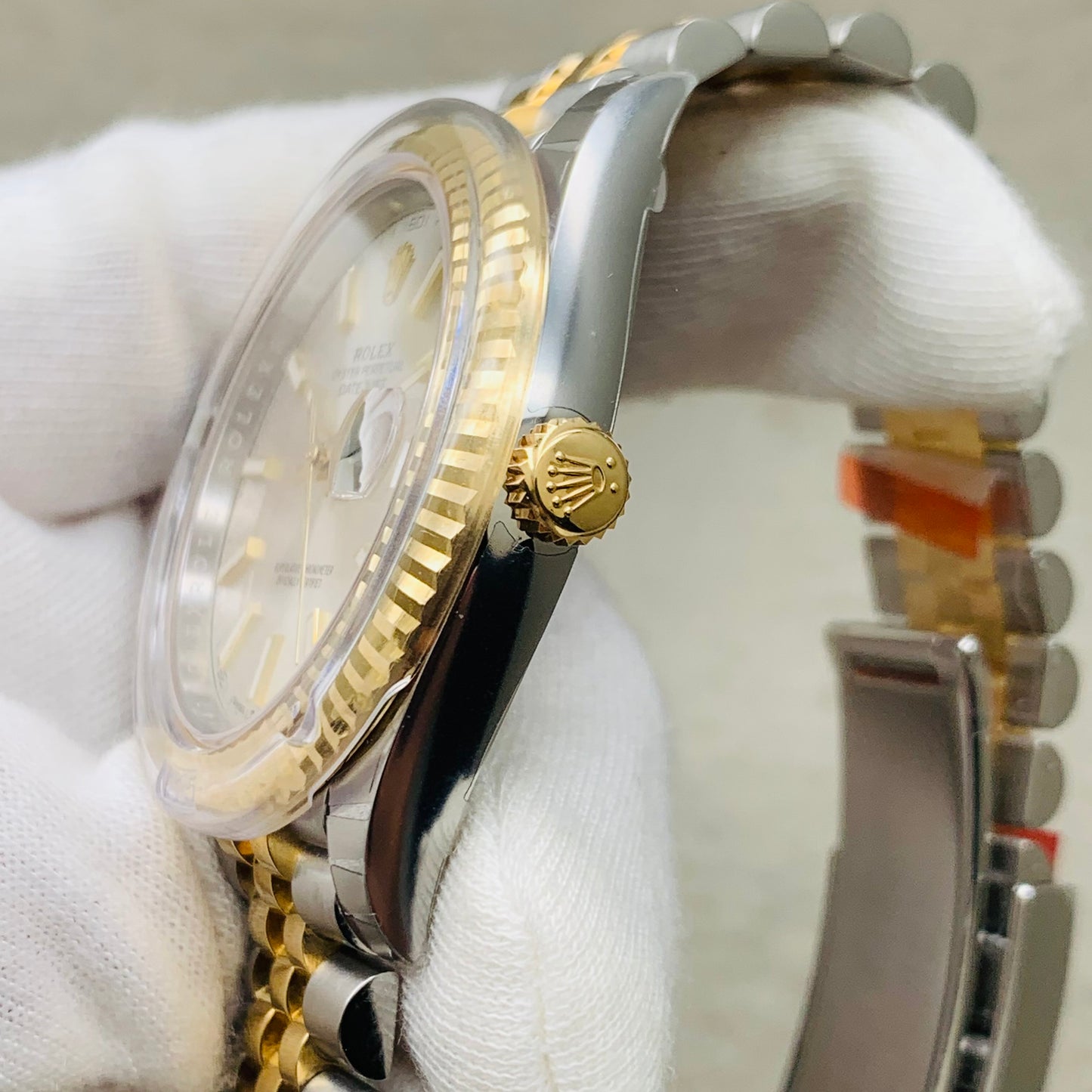 2024 Pre-owned Rolex - 126333-0016 Datejust 41 Rolesor Yellow Fluted / Jubilee / White