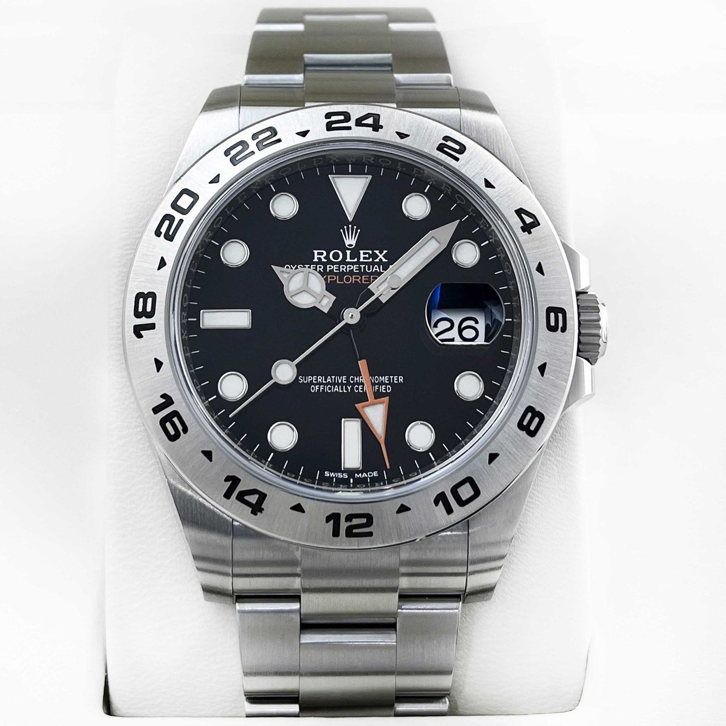 2020 Pre-owned Rolex - 216570-0002 Explorer II Stainless Steel / Black