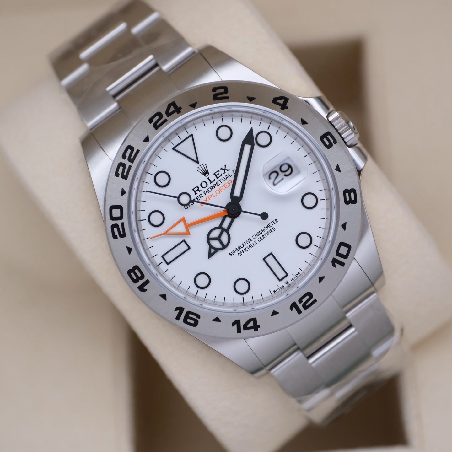 2025 Brand New Rolex - 226570-0001 Explorer II Stainless Steel / White