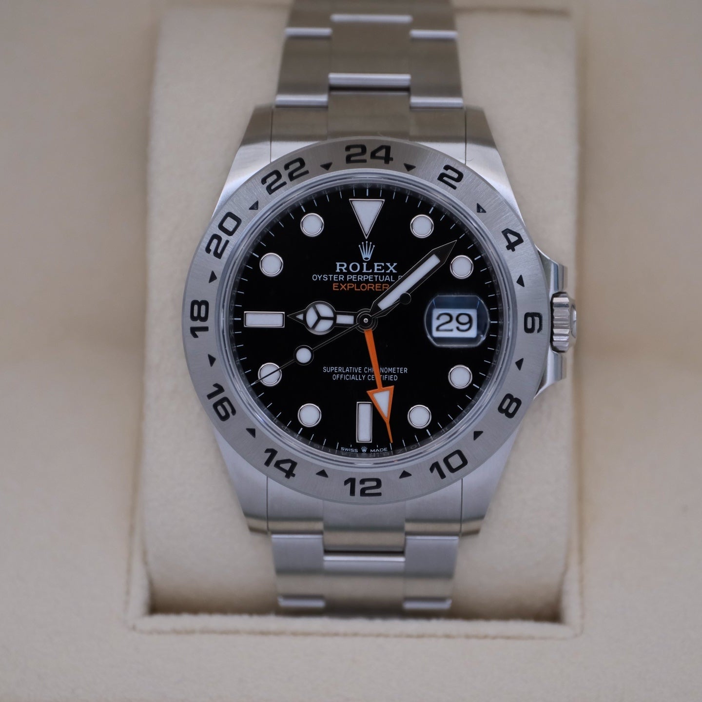 2024 Like New Rolex - 226570-0002 Explorer II Stainless Steel / Black
