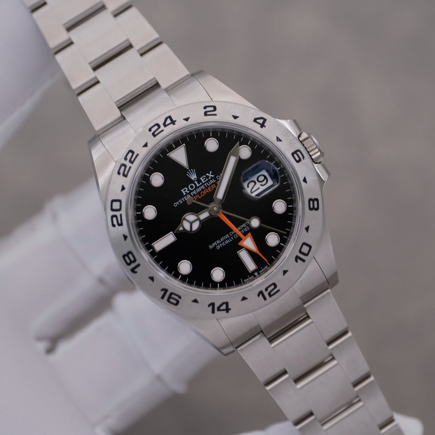 2024 Like New Rolex - 226570-0002 Explorer II Stainless Steel / Black