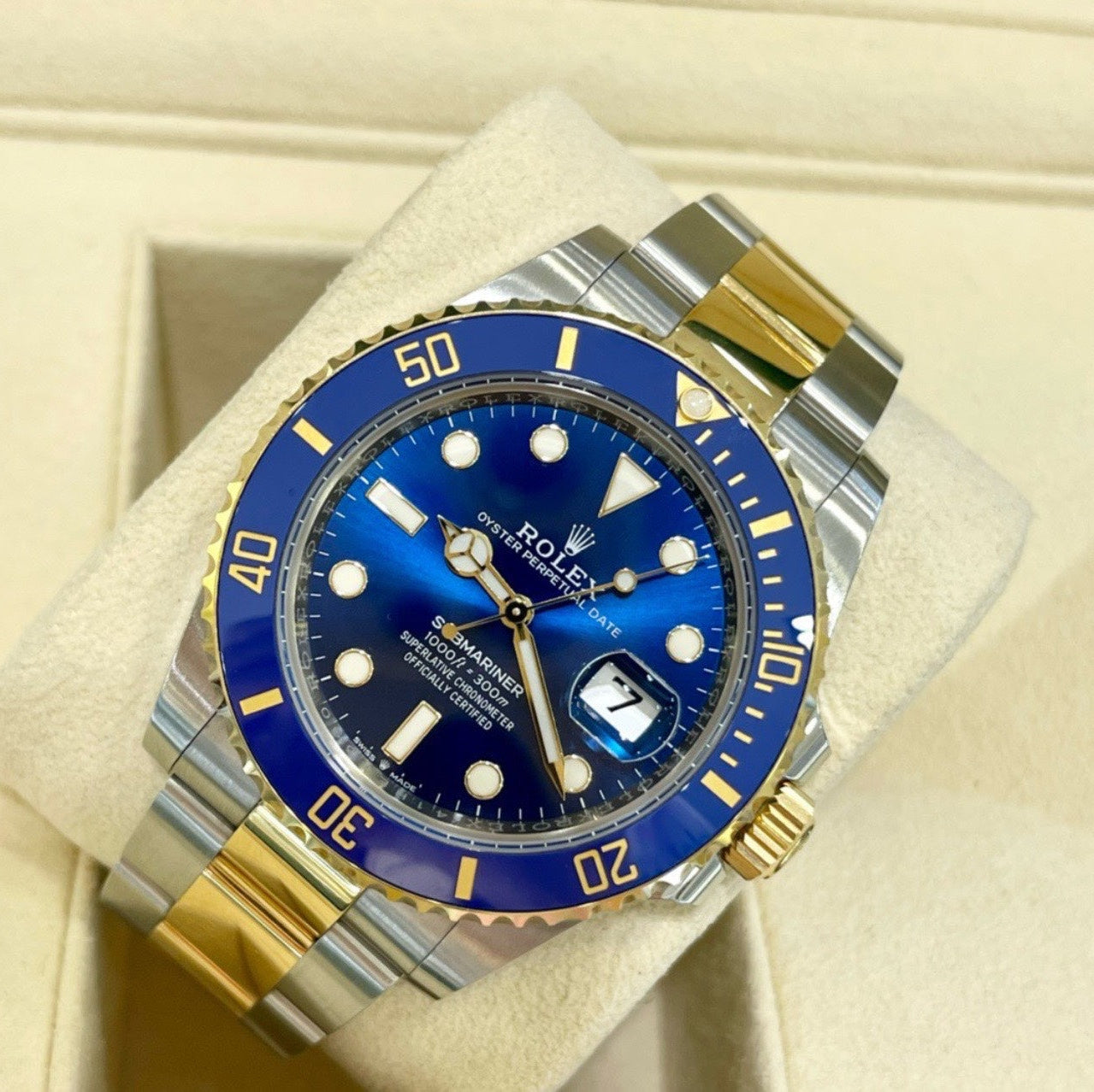2025 Brand New Rolex - 126613LB-0002 Submariner Date 41 Stainless Steel / Yellow Gold / Blue