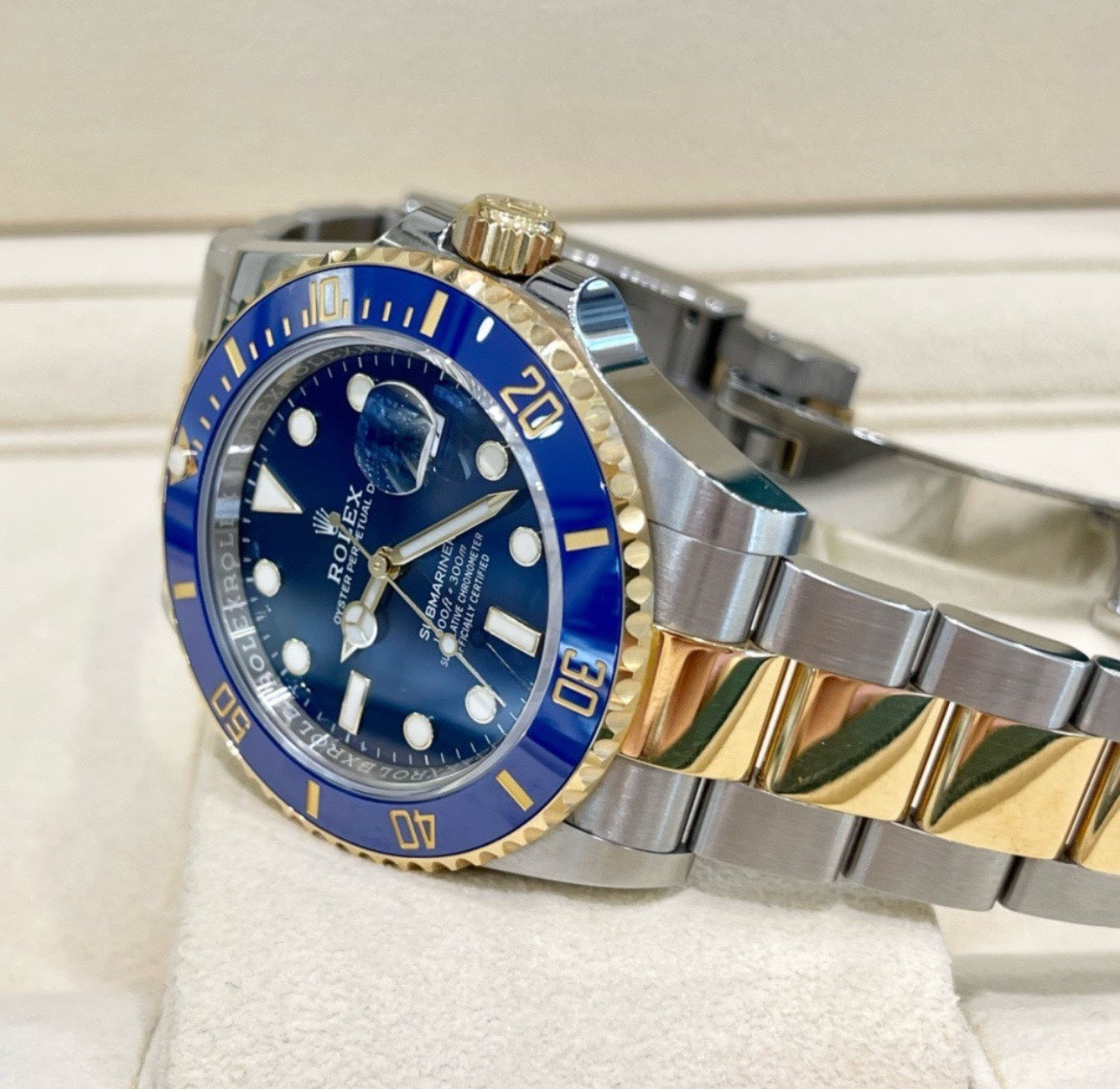 2025 Brand New Rolex - 126613LB-0002 Submariner Date 41 Stainless Steel / Yellow Gold / Blue