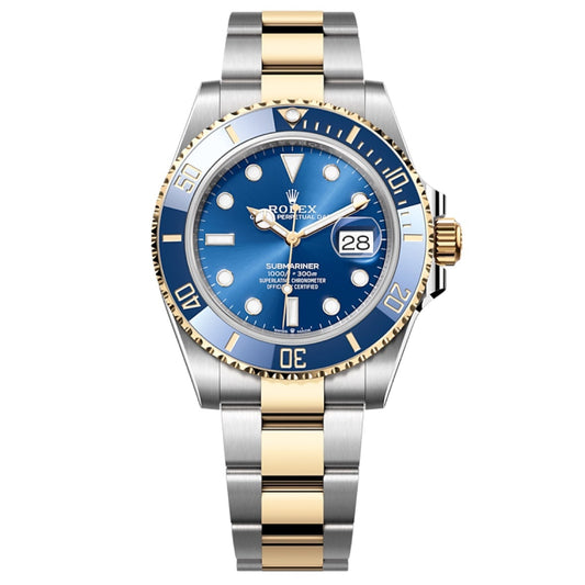 2025 Brand New Rolex - 126613LB-0002 Submariner Date 41 Stainless Steel / Yellow Gold / Blue