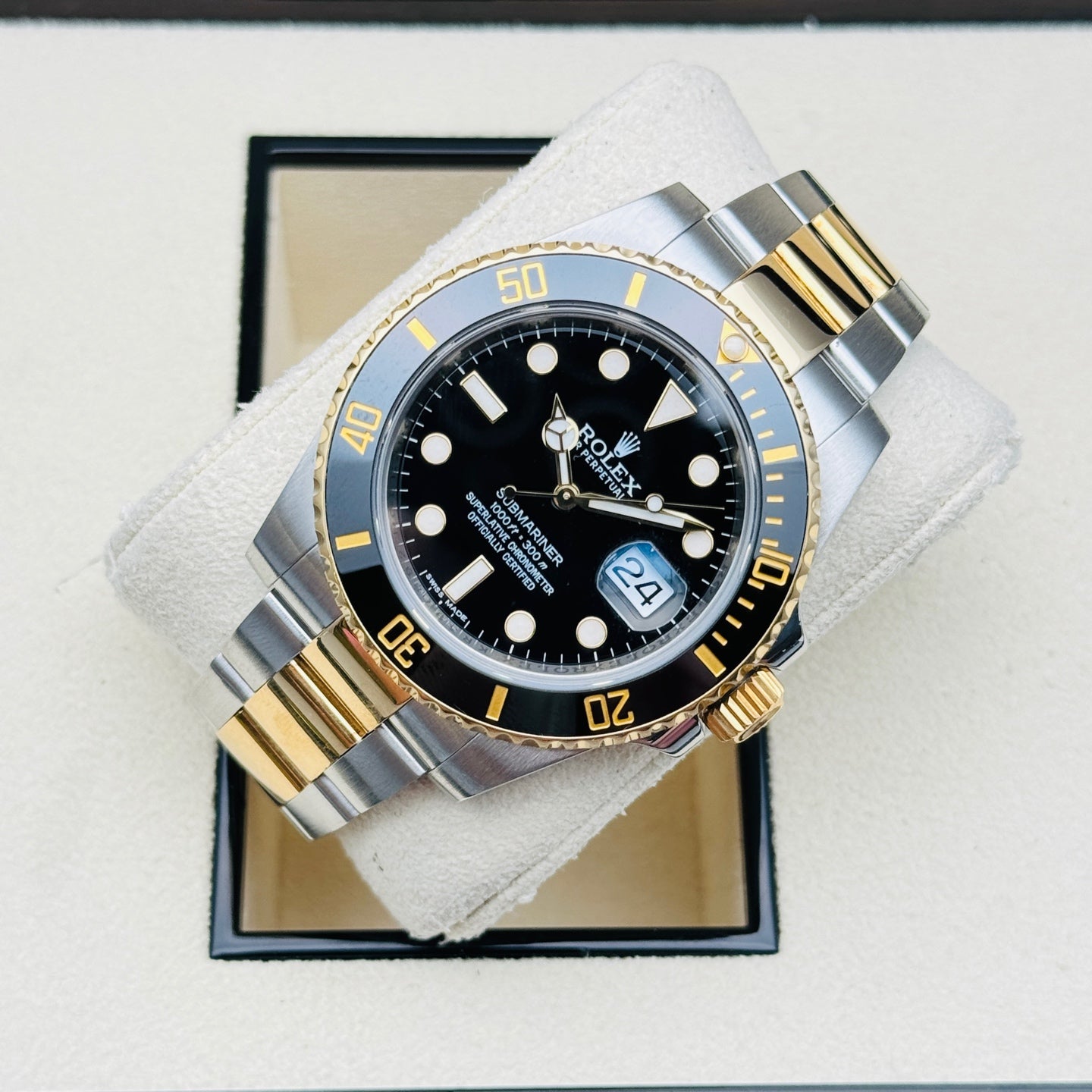 2018 Pre-owned Rolex - 116613ln-0001 Submariner Date Rolesor / Black / Cerachrom