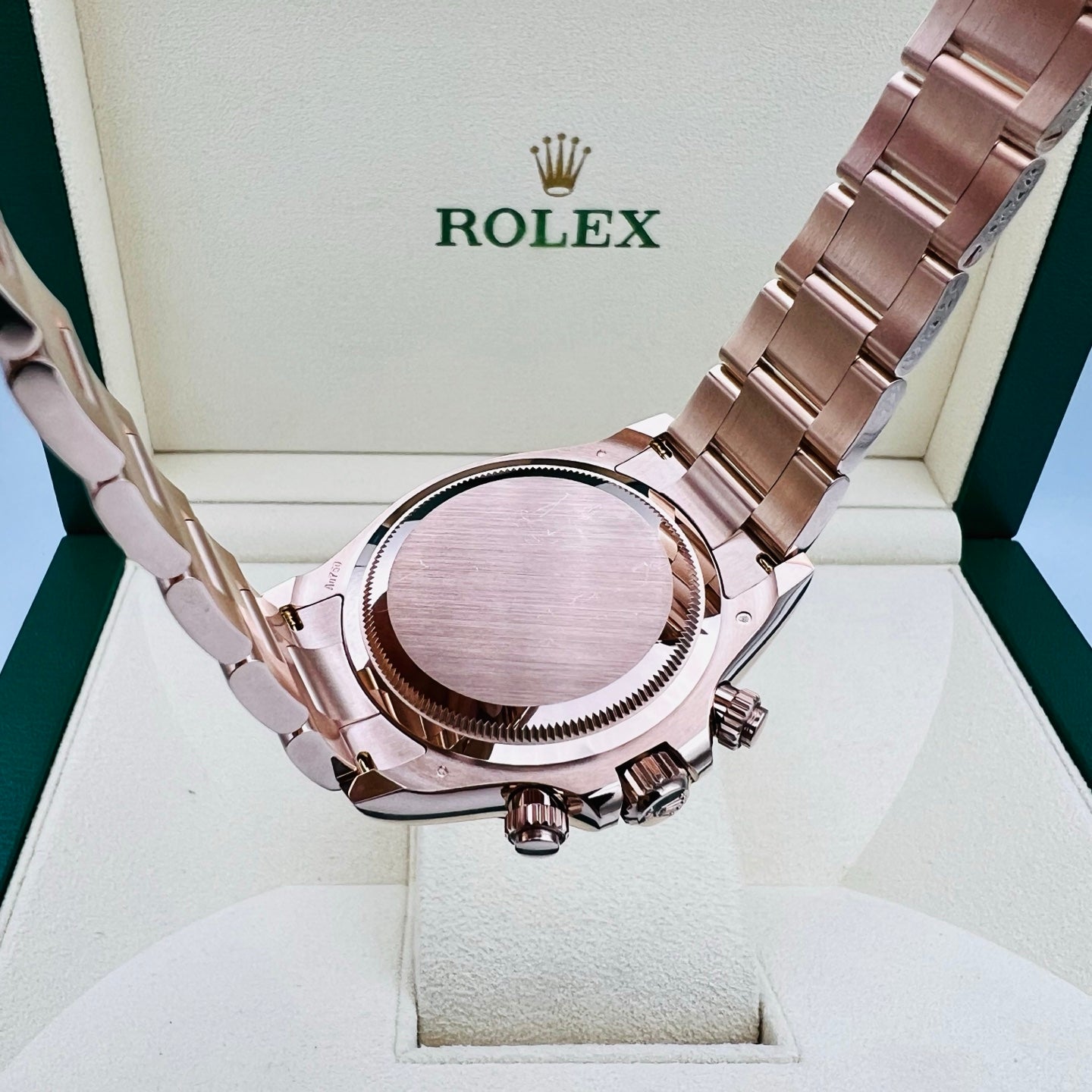 2025 Brand New Rolex - 126505-0003 Cosmograph Daytona Everose / Sundust - Black / Oyster