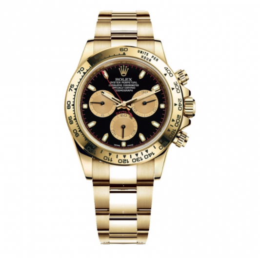 2020 Pre-owned Rolex - 116508-0009 Cosmograph Daytona Yellow Gold / Black