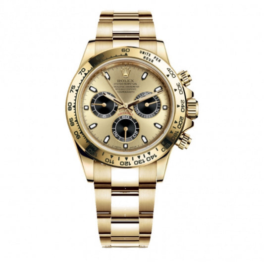 2022 Like New Rolex - 116508-0014 Cosmograph Daytona Yellow Gold / Champagne