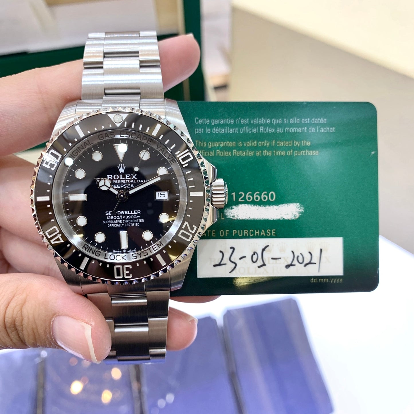 2021 Pre-owned Rolex - 126660-0001 Sea-Dweller Deepsea