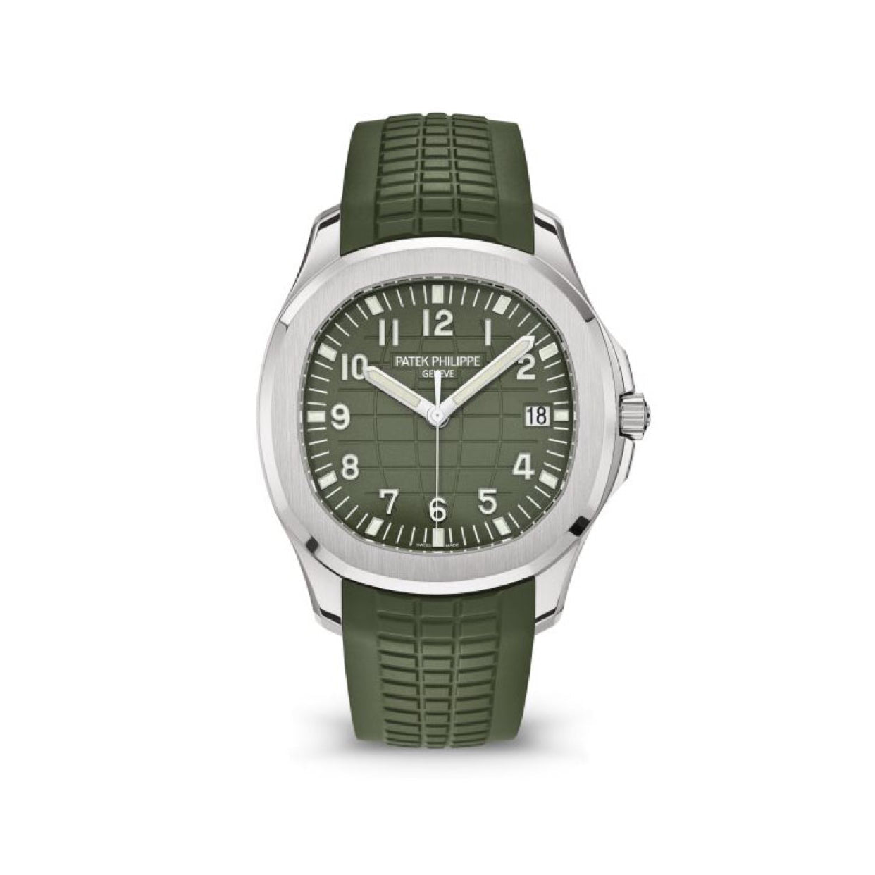 2024 Pre-owned Patek Philippe - 5168G-010 Aquanaut 5168 White Gold / Green
