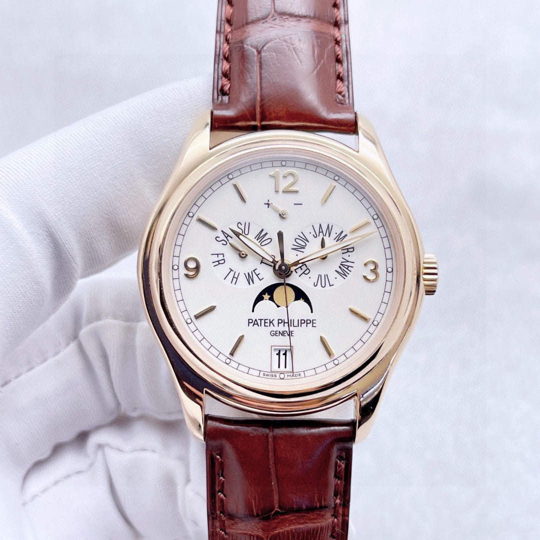 2020 Pre-owned Patek Philippe - 5146R-001 Annual Calendar 5146 Rose Gold / Cream