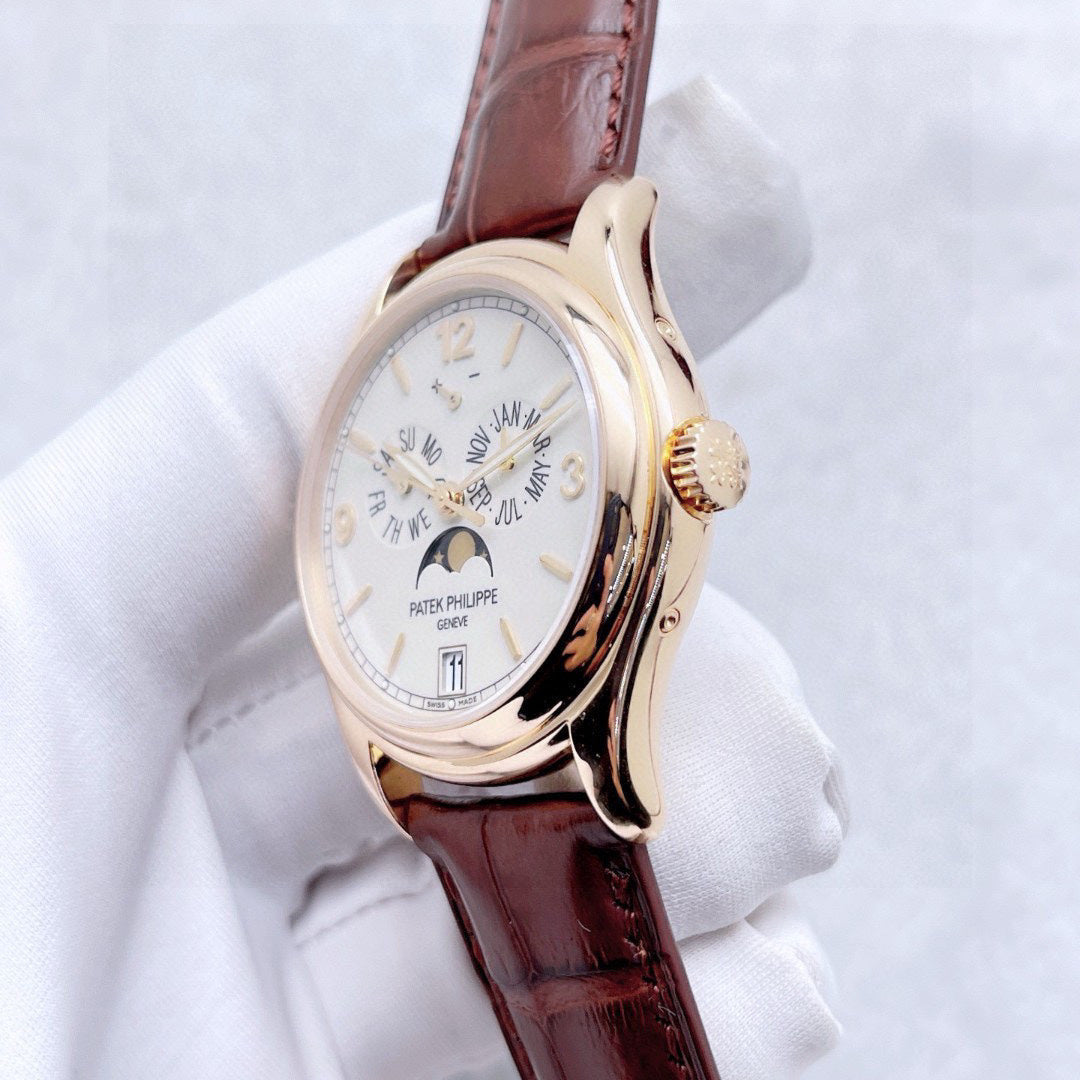 2020 Pre-owned Patek Philippe - 5146R-001 Annual Calendar 5146 Rose Gold / Cream