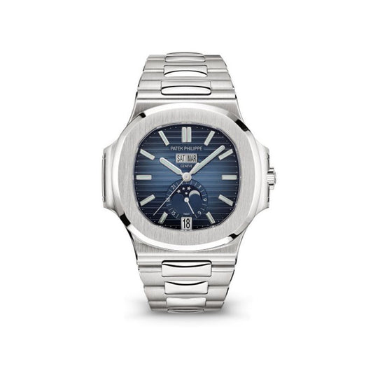 2019 Pre-owned Patek Philippe - 5726/1A-014 Nautilus 5726 Stainless Steel / Blue