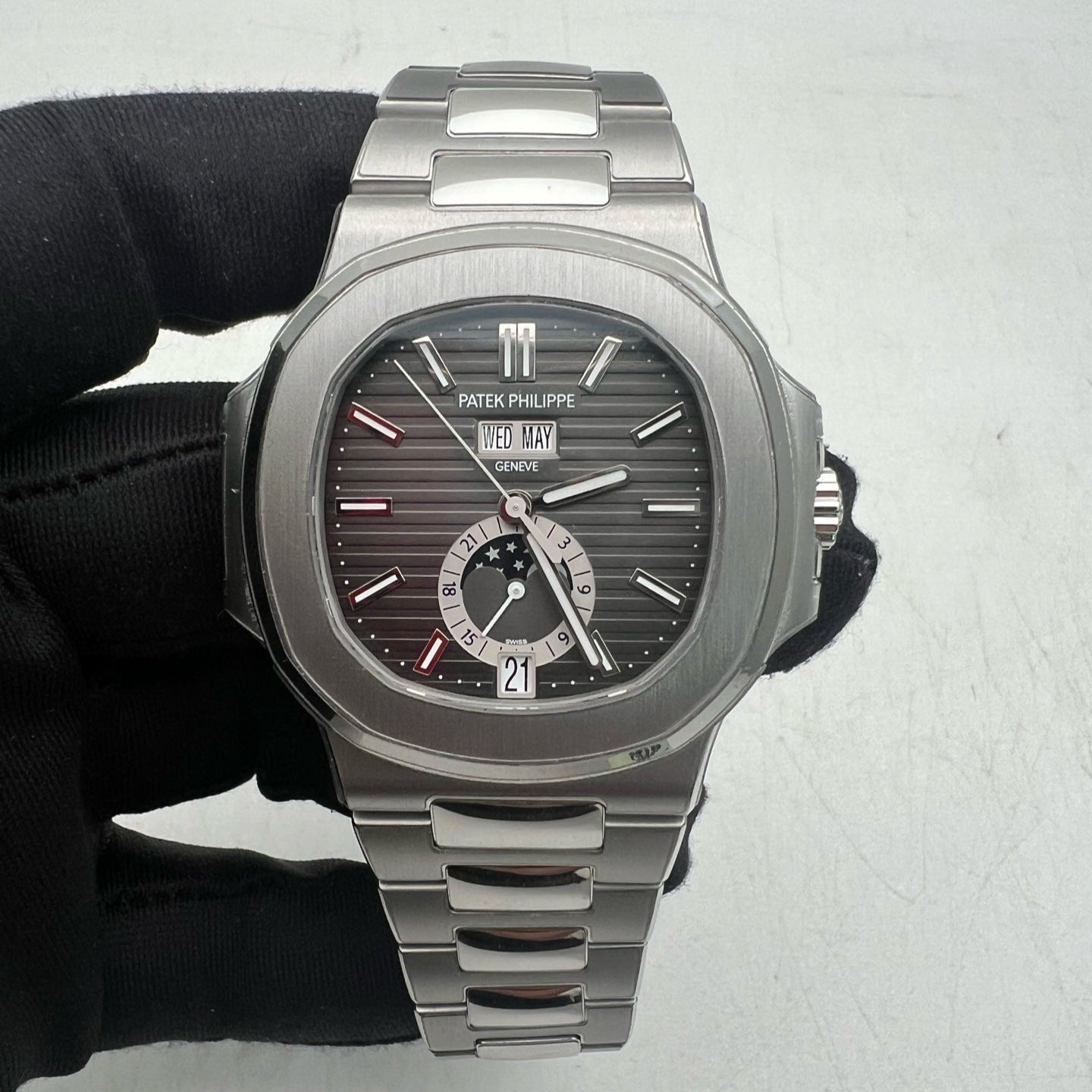 2019 Pre-owned Patek Philippe - 5726/1A-001 Nautilus 5726 Stainless Steel / Black