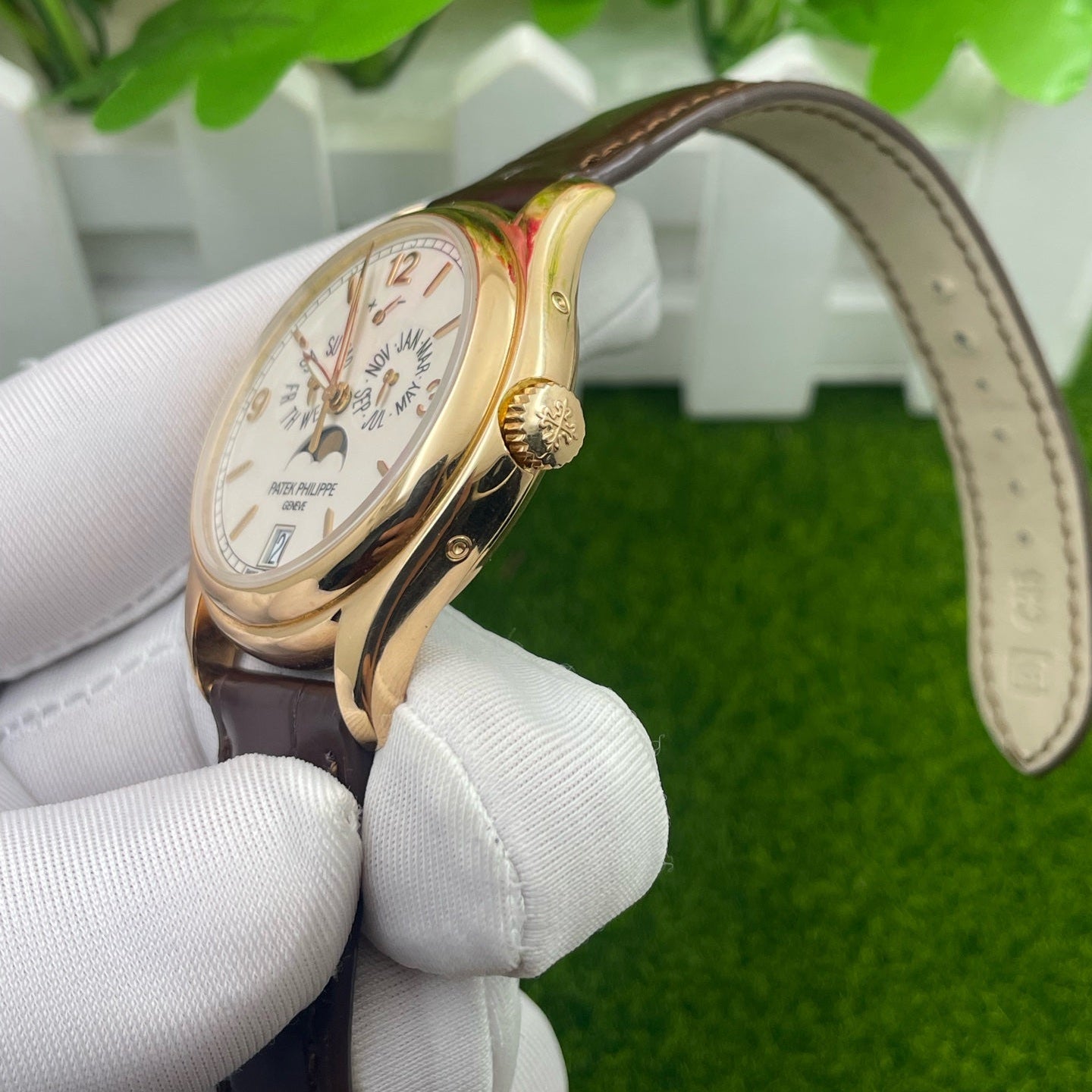 2020 Pre-owned Patek Philippe - 5146R-001 Annual Calendar 5146 Rose Gold / Cream
