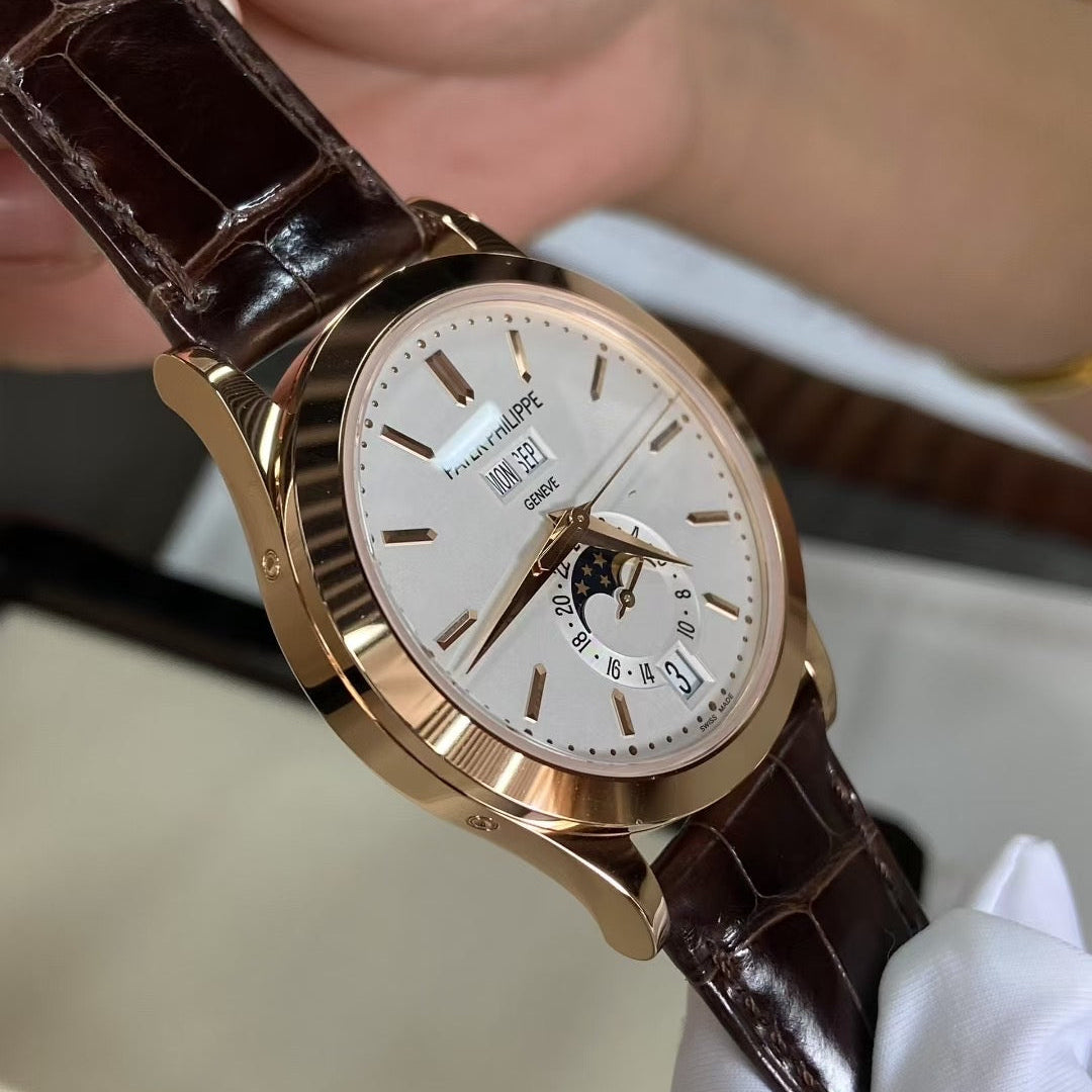 2025 Brand New Patek Philippe - 5396R-011 Annual Calendar 5396 Rose Gold / Silver