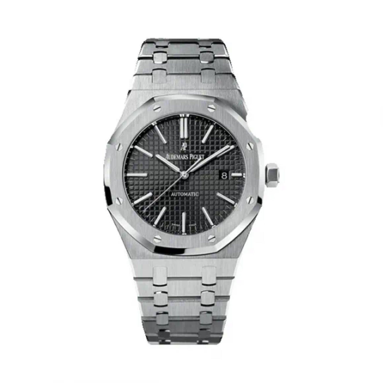 2018 Pre-owned Audemars Piguet - 15400ST.OO.1220ST.01 Royal Oak 15400 Stainless Steel / Black