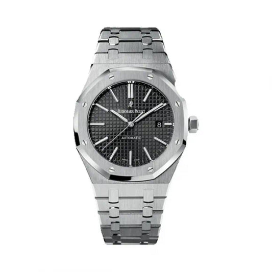 2018 Pre-owned Audemars Piguet - 15400ST.OO.1220ST.01 Royal Oak 15400 Stainless Steel / Black