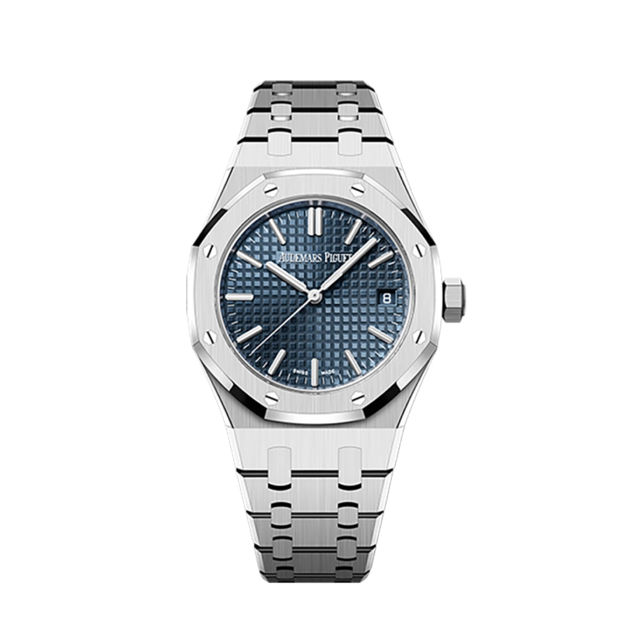 2025 Brand New Audemars Piguet - 15550ST.OO.1356ST.06 Royal Oak Selfwinding 37 Stainless Steel / Blue