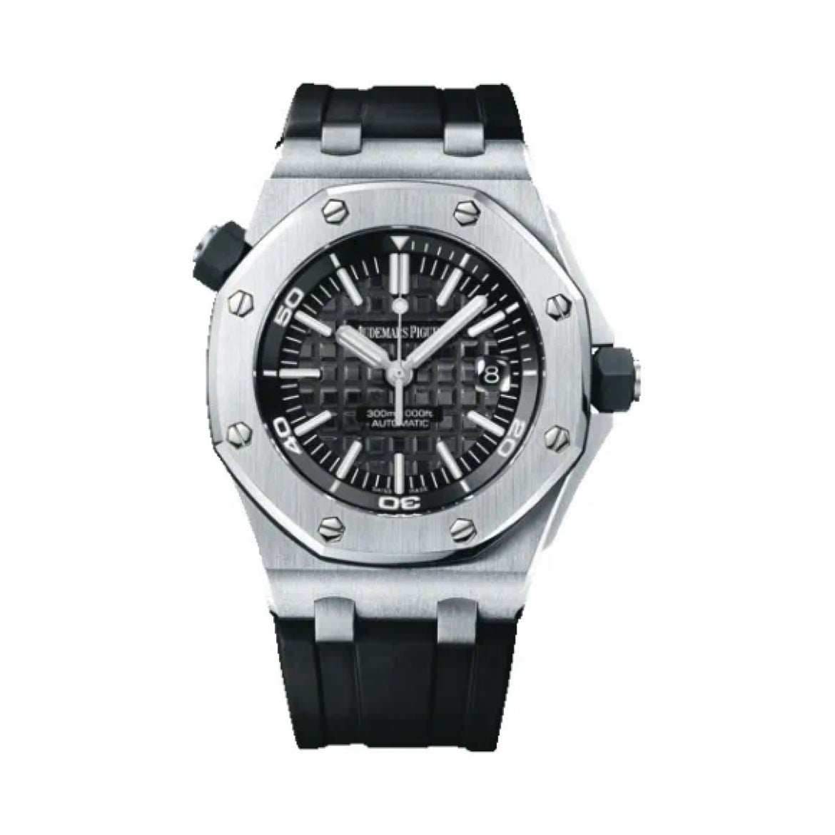 2013 Pre-owned Audemars Piguet - 15703ST.OO.A002CA.01 Royal Oak Offshore Diver Stainless Steel / Black