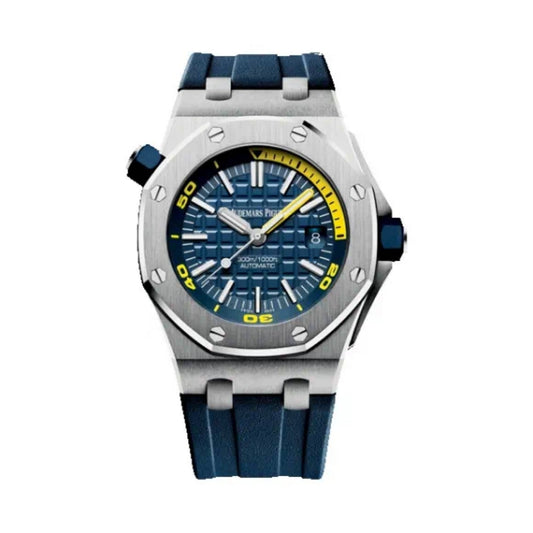 2021 Pre-owned Audemars Piguet - 15710ST.OO.A027CA.01 Royal Oak Offshore Diver Stainless Steel / Blue