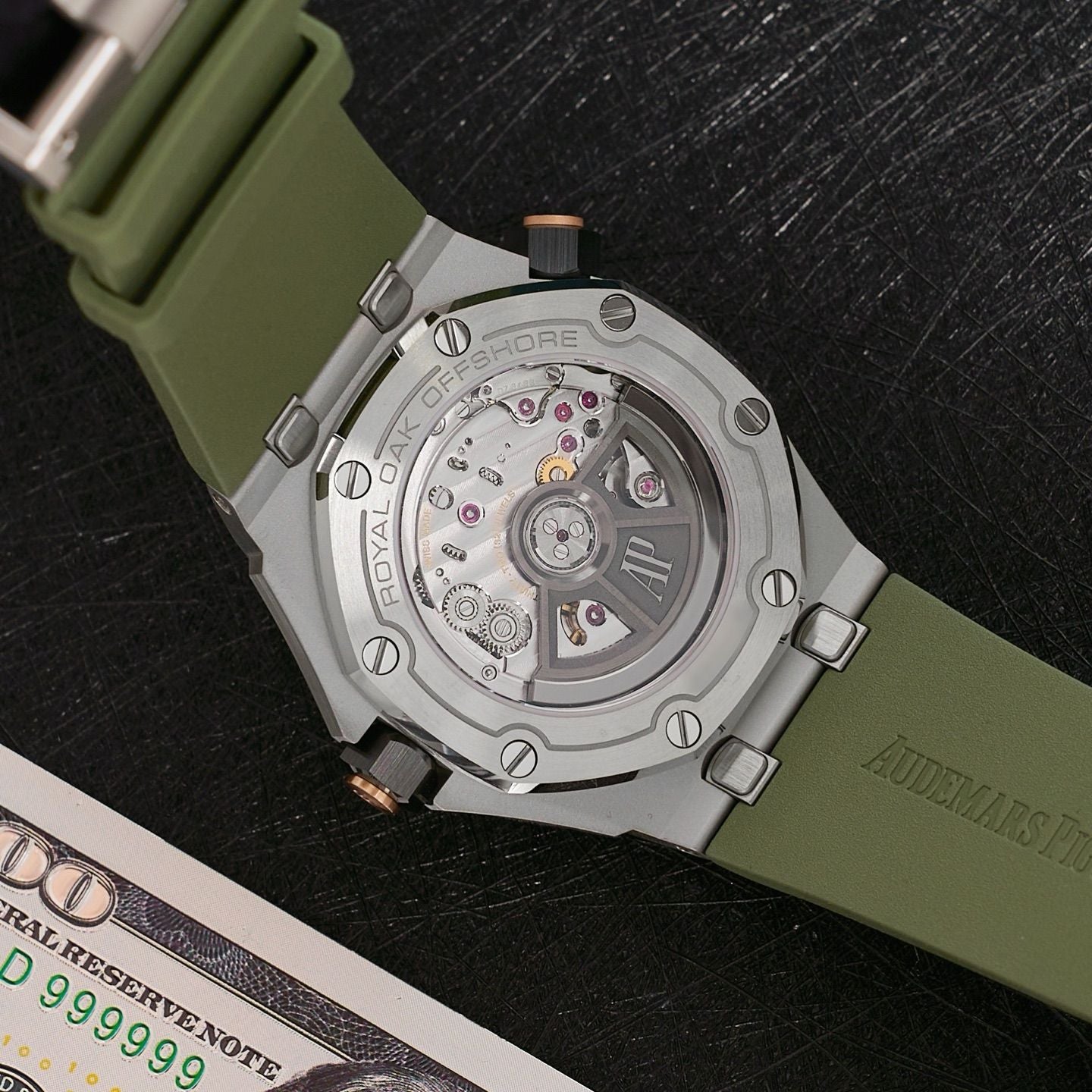2025 Brand New Audemars Piguet - 15720ST.OO.A052CA.01 Royal Oak Offshore Diver Stainless Steel / Green