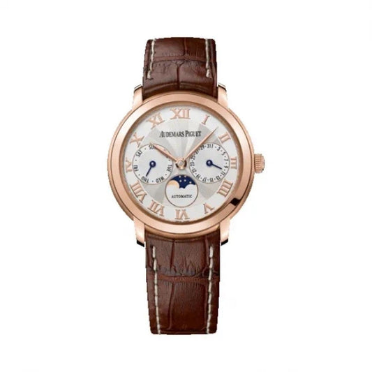 Watch ONLY Pre-owned Audemars Piguet - 26250OR.OO.A088CR.01 Jules Audemars Day & Date Pink Gold / Silver