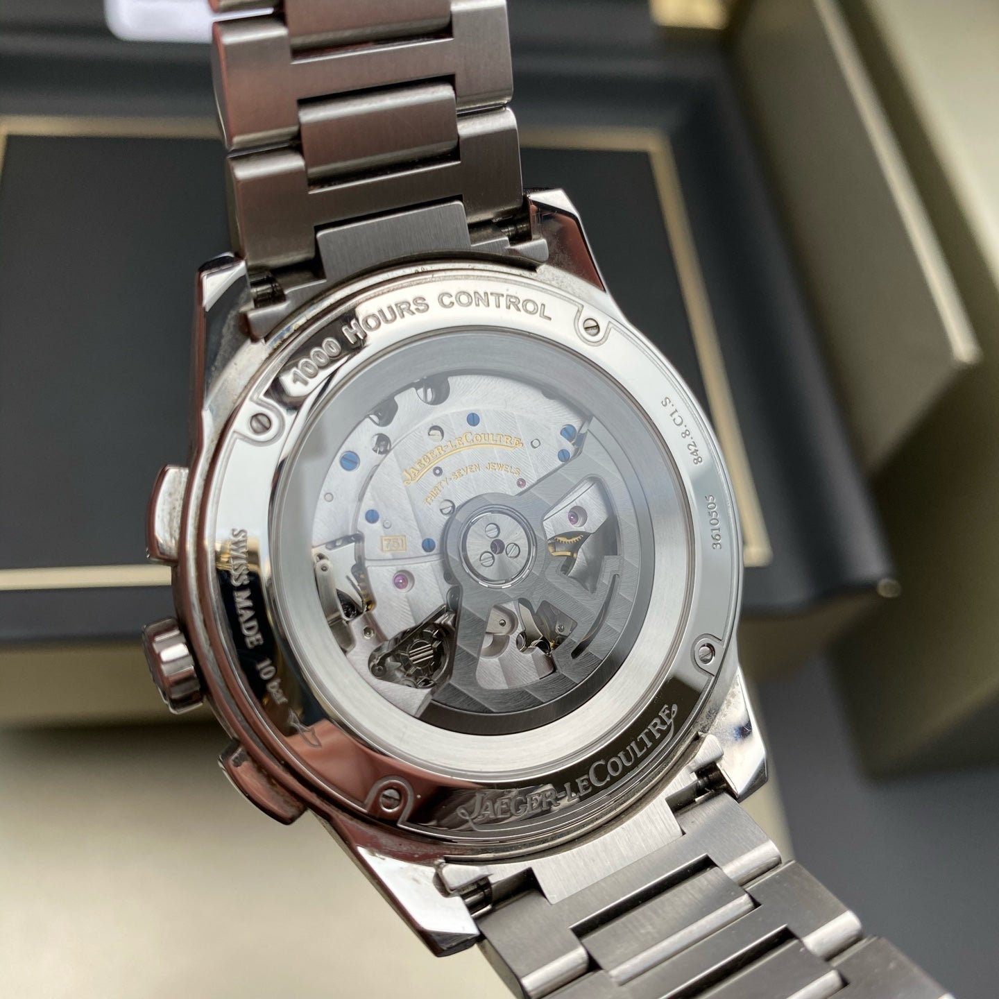 2023 Pre-owned Jaeger-LeCoultre - 9028180 Polaris Chronograph Stainless Steel / Blue / Bracelet