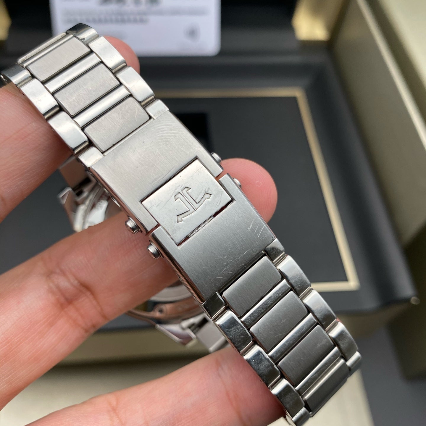 2023 Pre-owned Jaeger-LeCoultre - 9028180 Polaris Chronograph Stainless Steel / Blue / Bracelet