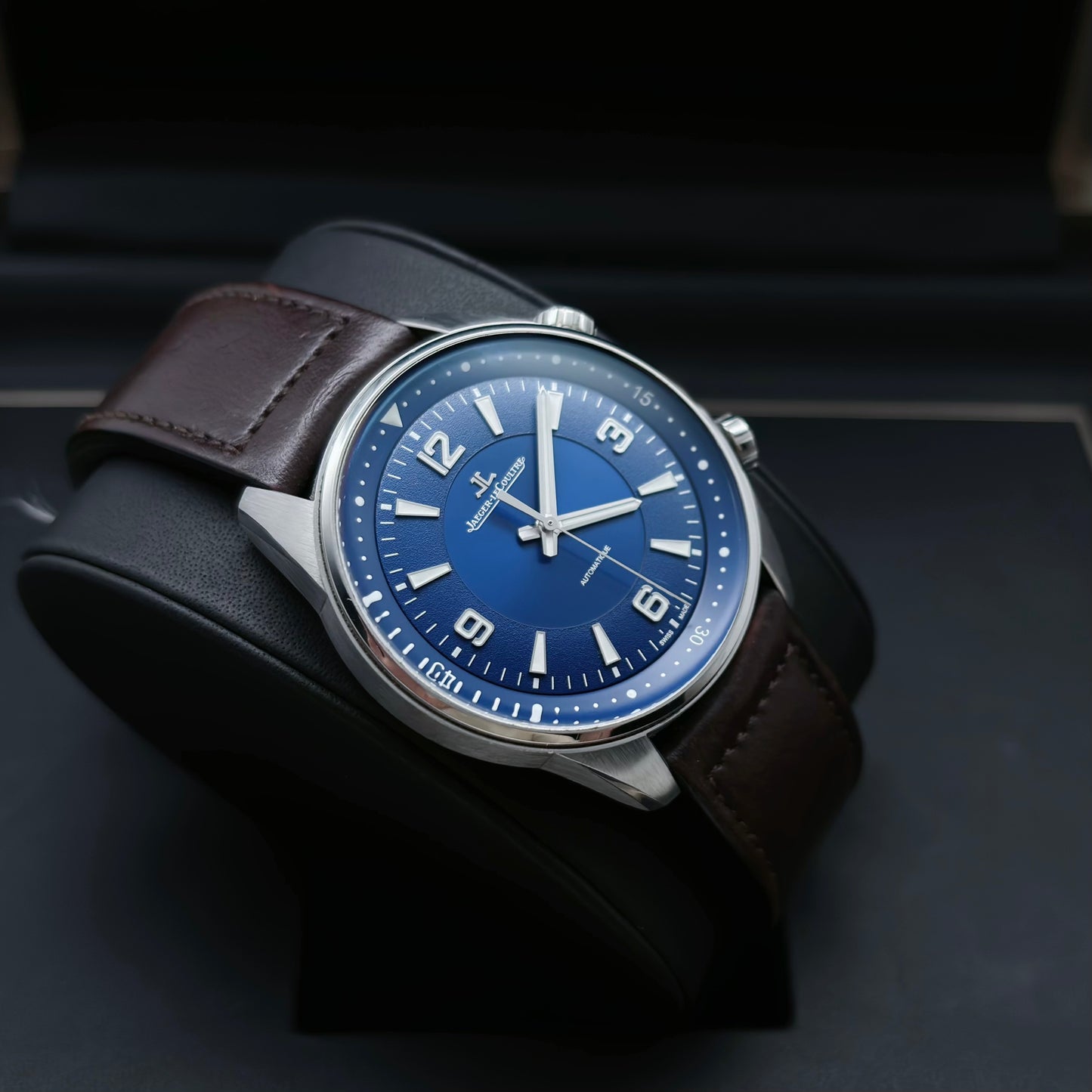 2022 Pre-owned Jaeger-LeCoultre - 9008480 Polaris Automatic Stainless Steel / Blue / Calf