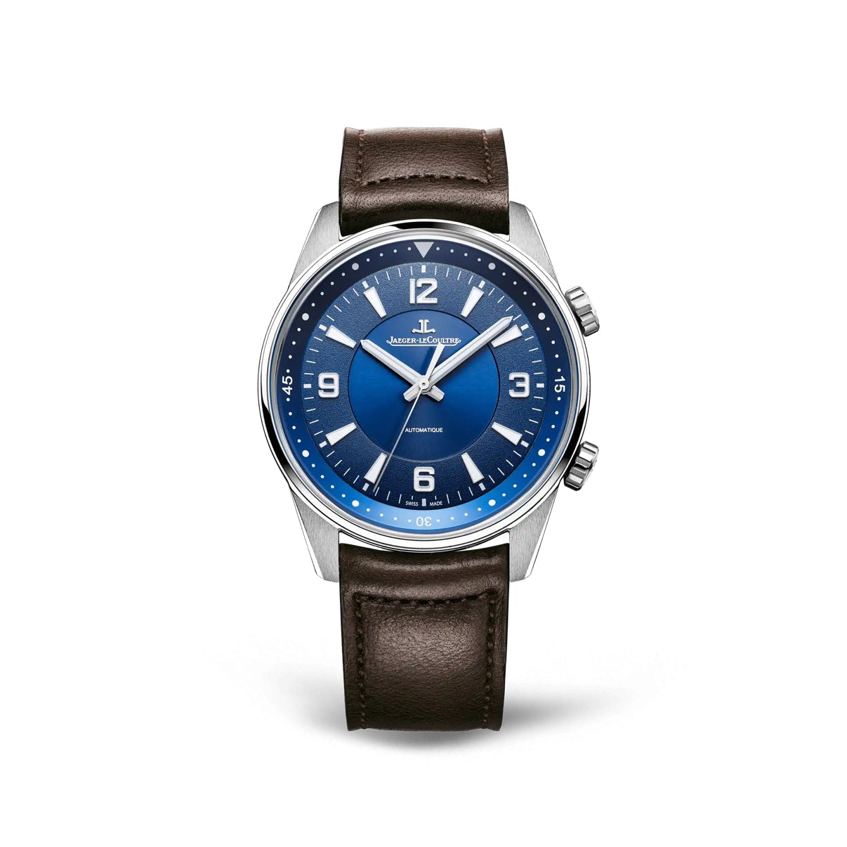 2022 Pre-owned Jaeger-LeCoultre - 9008480 Polaris Automatic Stainless Steel / Blue / Calf