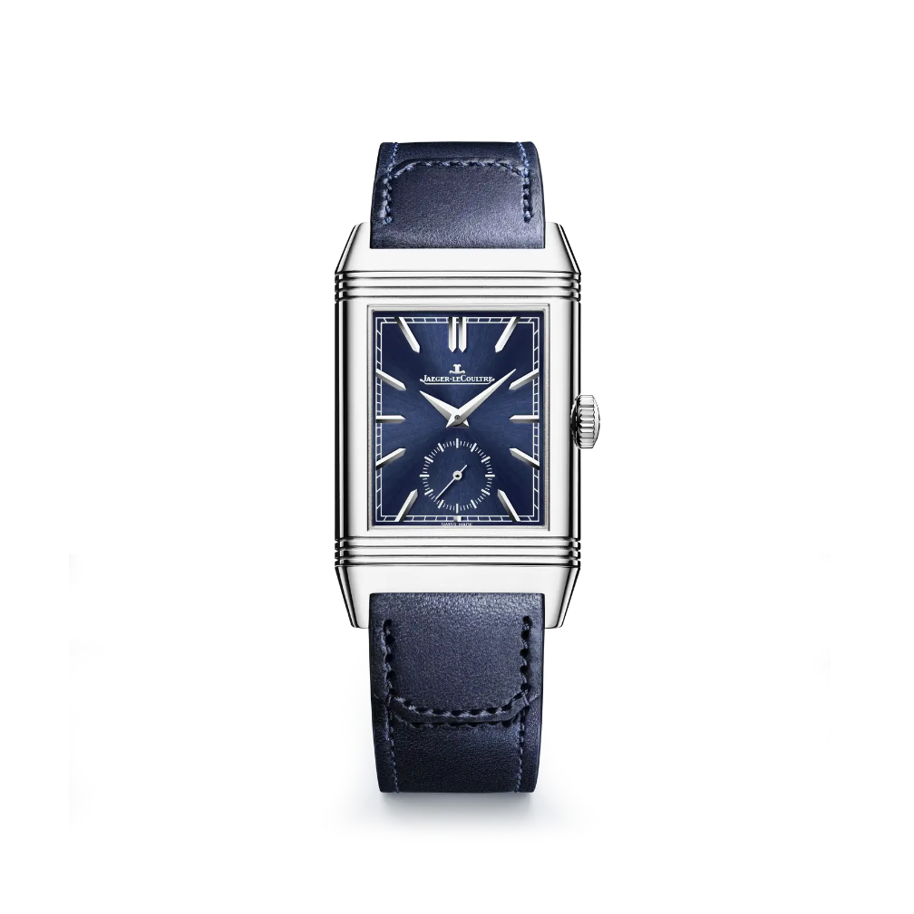 2025 New Jaeger-LeCoultre - 3988482 Reverso Tribute Duoface Stainless Steel / Blue / Fagliano