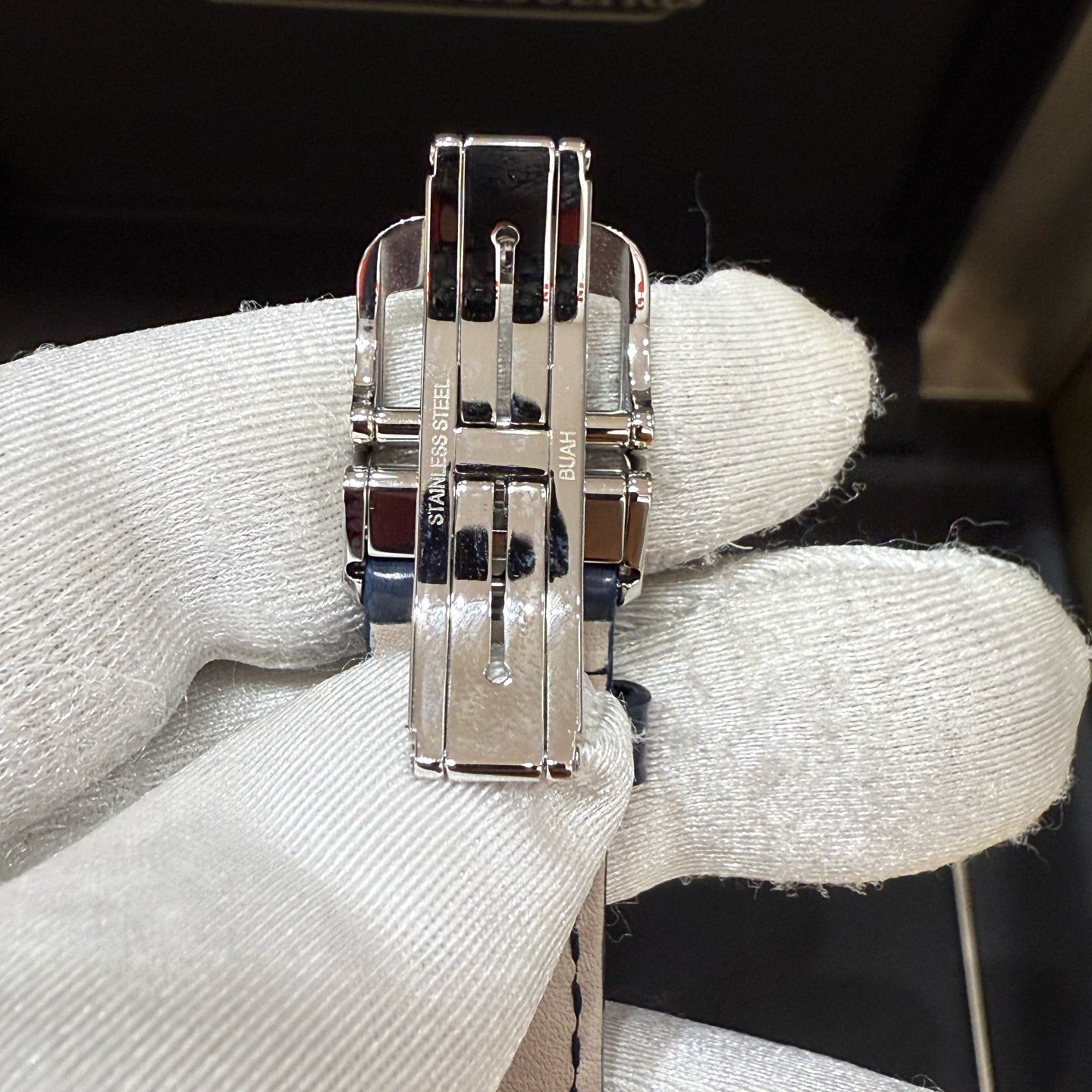 2021 Pre-owned Jaeger-LeCoultre - Q2668432 Reverso Classic Small Duetto Stainless Steel / Silver / Alligator