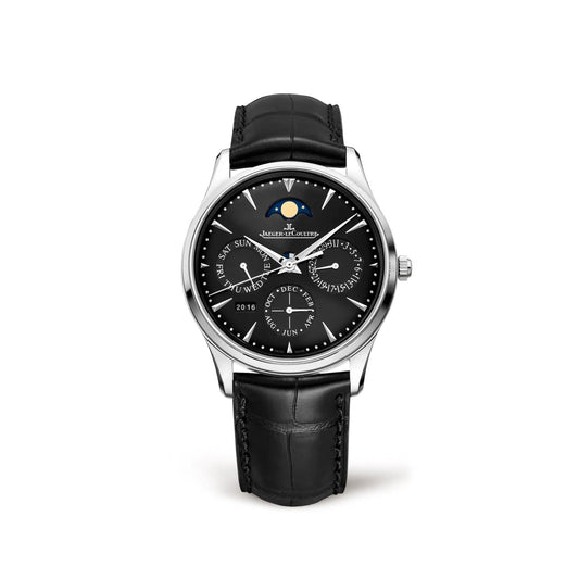 2025 New Jaeger-LeCoultre - Q1308470 Master Ultra Thin Perpetual Stainless Steel / Black / Alligator