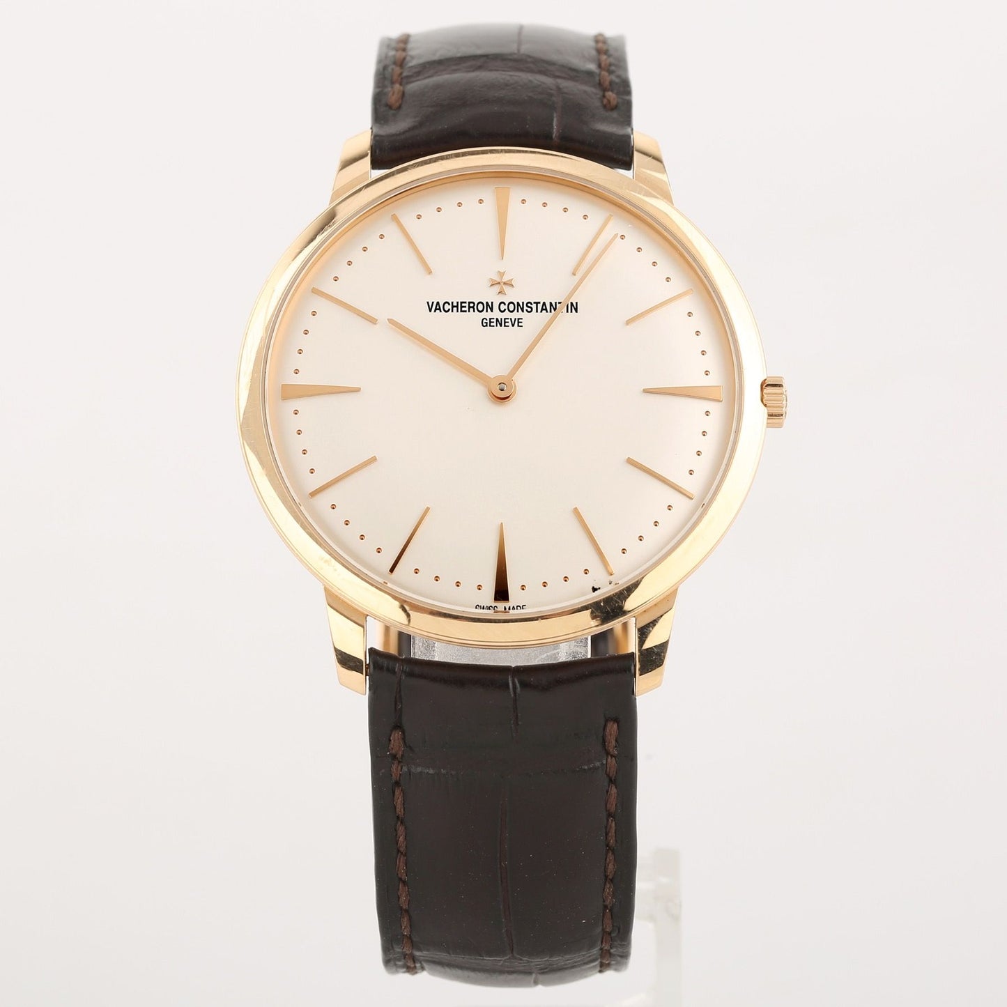 2019 Pre-owned Vacheron Constantin - 81180/000R-9159 Patrimony Contemporaine 40 Manual-Winding / Pink Gold / Silver