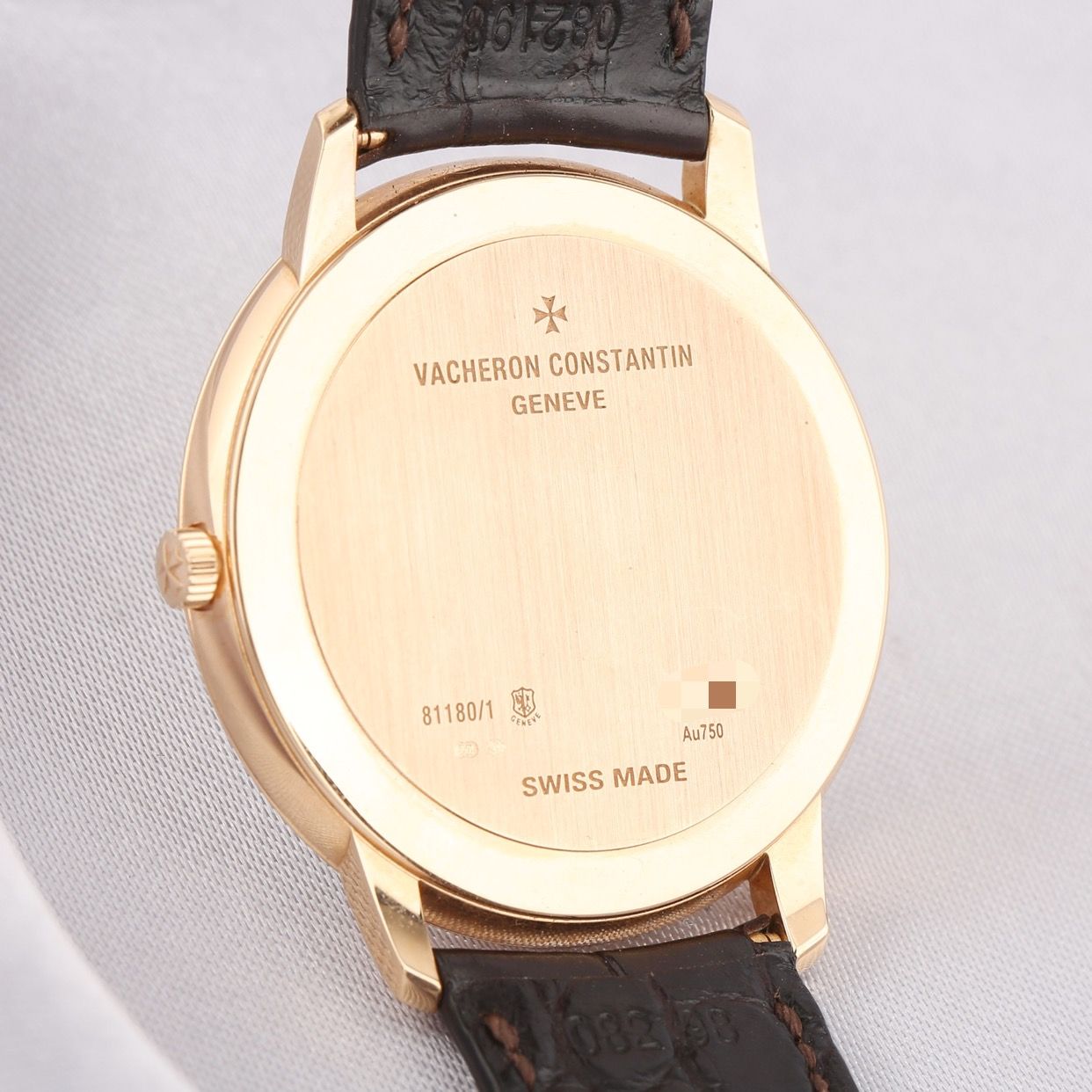 2019 Pre-owned Vacheron Constantin - 81180/000R-9159 Patrimony Contemporaine 40 Manual-Winding / Pink Gold / Silver