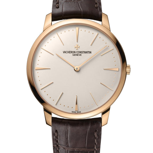 2019 Pre-owned Vacheron Constantin - 81180/000R-9159 Patrimony Contemporaine 40 Manual-Winding / Pink Gold / Silver