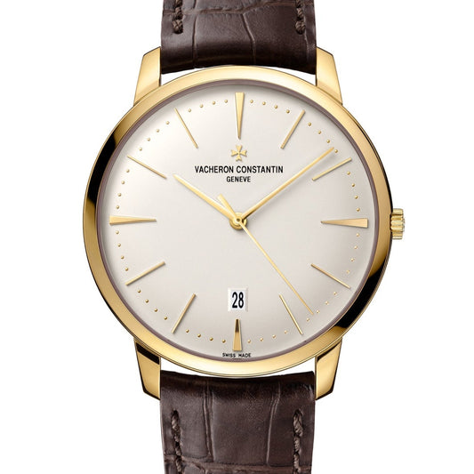 2019 Pre-owned Vacheron Constantin - 85180/000J-9231 Patrimony Contemporaine Self-Winding Yellow Gold / Silver