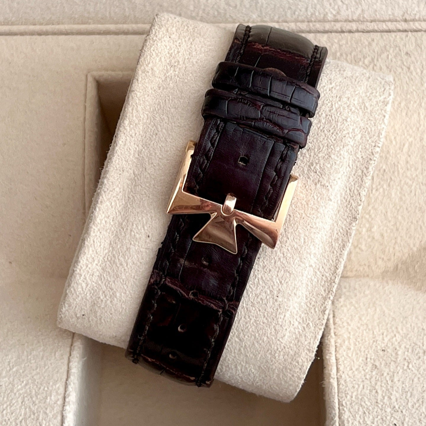 2018 Pre-owned Vacheron Constantin - 85180/000R-9248 Patrimony Contemporaine Self-Winding Pink Gold / Silver