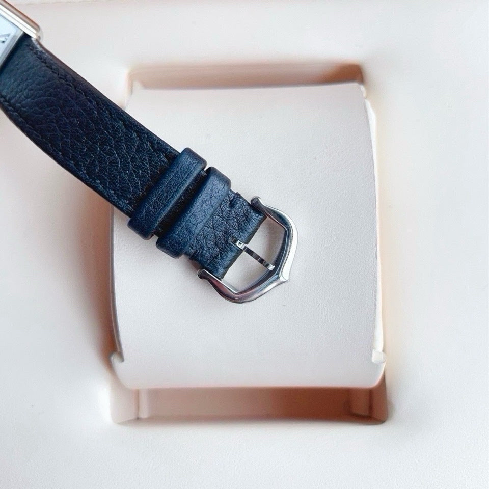 2023 Pre-owned Cartier - WSTA0042 Tank Must Small Quartz Stainless Steel / Silver