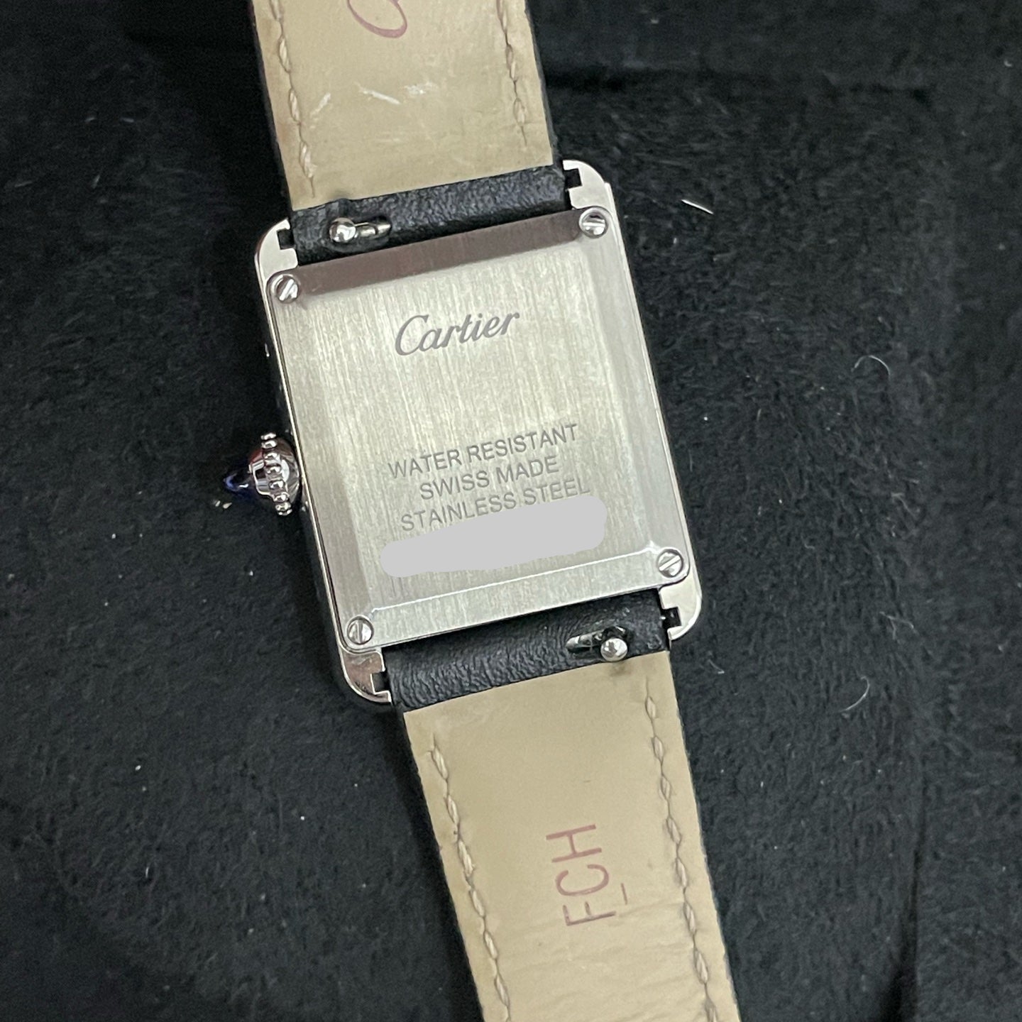 2023 Pre-owned Cartier - WSTA0042 Tank Must Small Quartz Stainless Steel / Silver