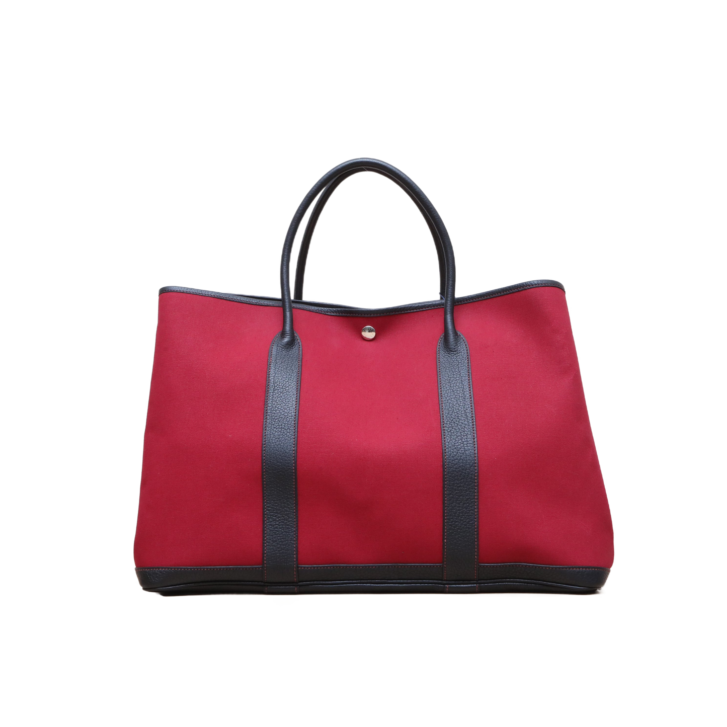 Hermès Garden Party 45 Noir (89) Negonda Leather & Canvas